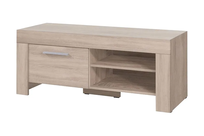Cezar Golvstående TV-bänk 120 cm med Förvaring i Ek, Beige
