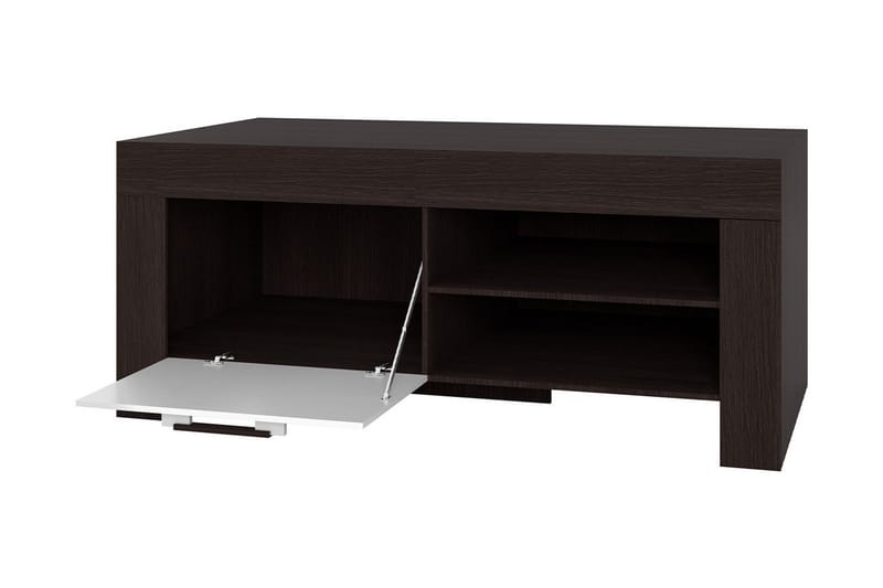 Cezar Golvstående TV-bänk 120 cm med Förvaring i Ek - Beige - Möbler - Vardagsrum - Tv-möbler & mediamöbler - Tv-bänkar