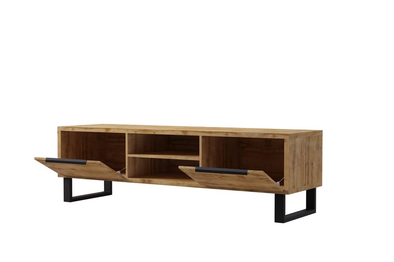 CHARENA TV-bänk 180 cm Trä - Trä - Möbler - Vardagsrum - Tv-möbler & mediamöbler - Tv-bänkar