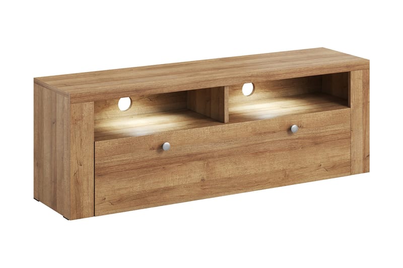 Cicely TV-bänk 140 cm, Trä/natur