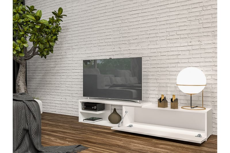 CLIFF TV-bänk 180 cm Vit - Möbler - Vardagsrum - Tv-möbler & mediamöbler - Tv-bänkar