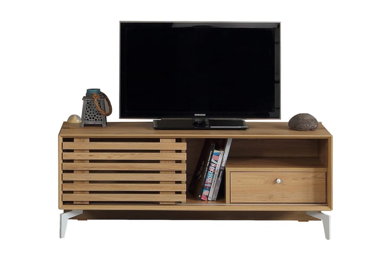 Comfortale Tv-bänk 100 cm, Grå Trä