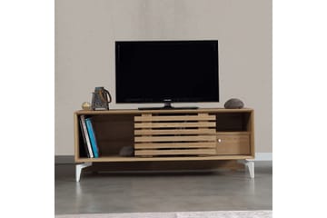 Comfortale Tv-bänk 100 cm - Grå Trä - Möbler - Vardagsrum - Tv-möbler & mediamöbler - Tv-bänkar