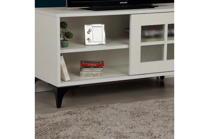 Comfortale Tv-bänk 100 cm - Vit - Möbler - Vardagsrum - Tv-möbler & mediamöbler - Tv-bänkar