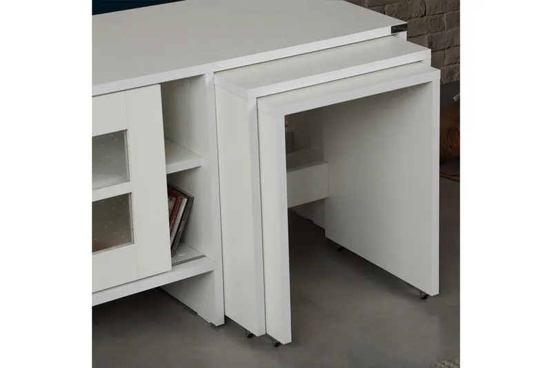 Comfortale Tv-bänk 150 cm - Vit - Möbler - Vardagsrum - Tv-möbler & mediamöbler - Tv-bänkar