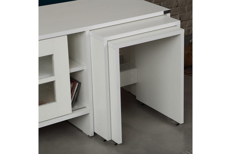 Comfortale Tv-bänk 150 cm - Vit - Möbler - Vardagsrum - Tv-möbler & mediamöbler - Tv-bänkar