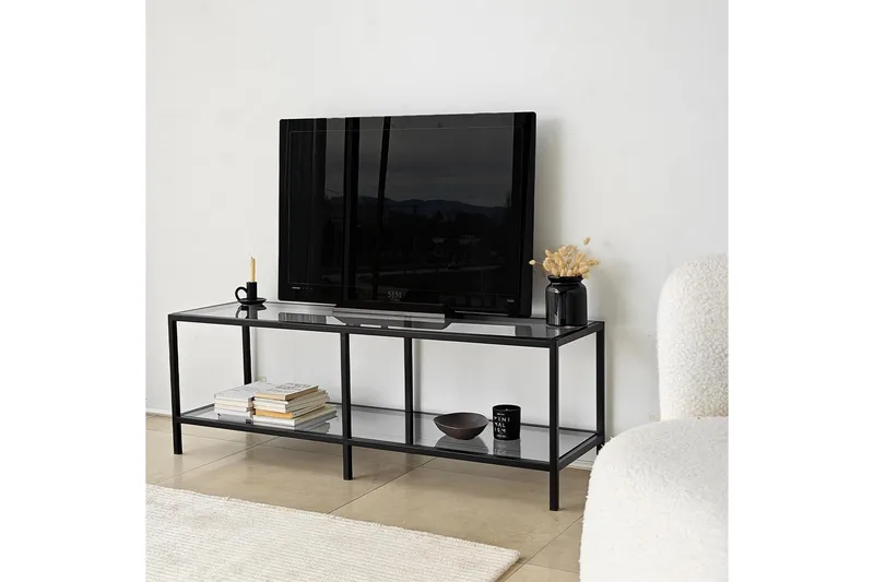 Condurso Tv-bänk 130 cm, Svart