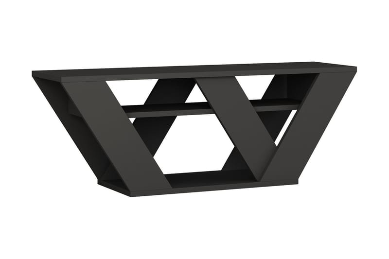 CORALEE Tv-Bänk 110 cm Mörkgrå - Mörkgrå - Möbler - Vardagsrum - Tv-möbler & mediamöbler - Tv-bänkar
