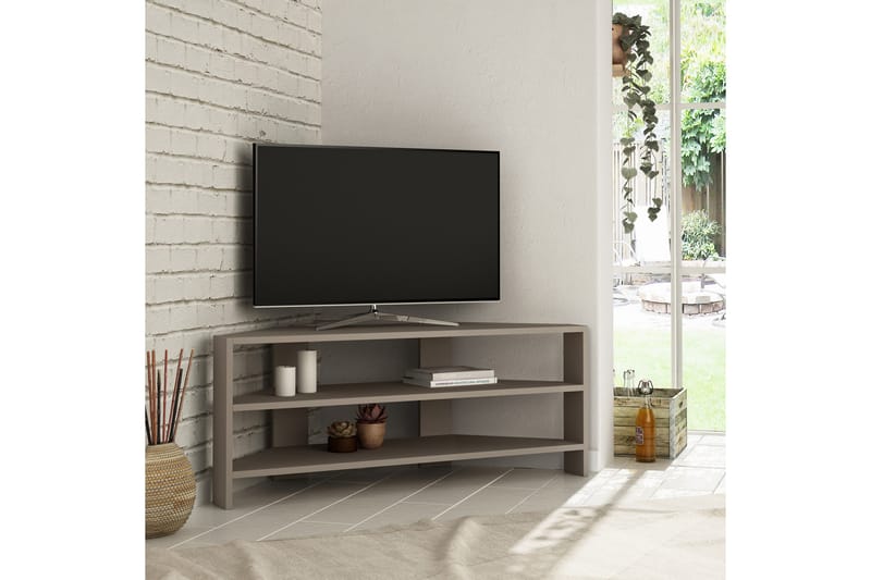 CORALEE Tv-bänk 114 cm Trä - Brun - Möbler - Vardagsrum - Tv-möbler & mediamöbler - Tv-bänkar