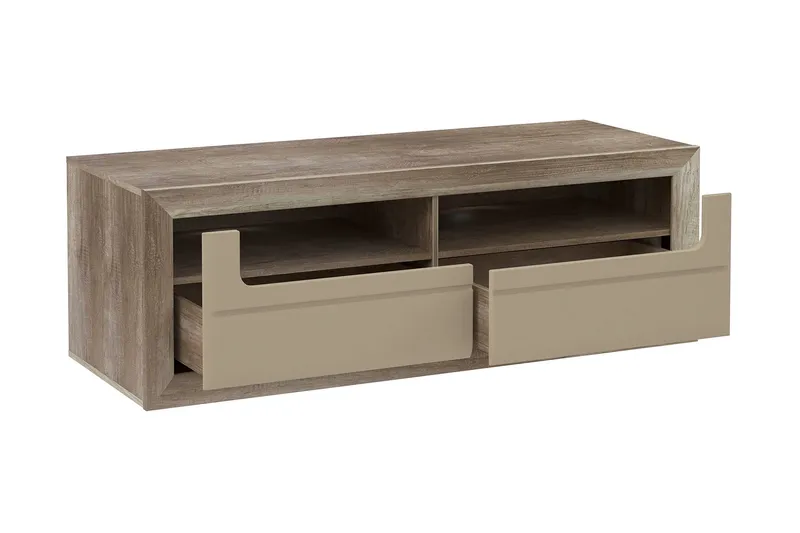 Corlius Tv-bänk 144 cm - Beige/Brun - Möbler - Vardagsrum - Tv-möbler & mediamöbler - Tv-bänkar