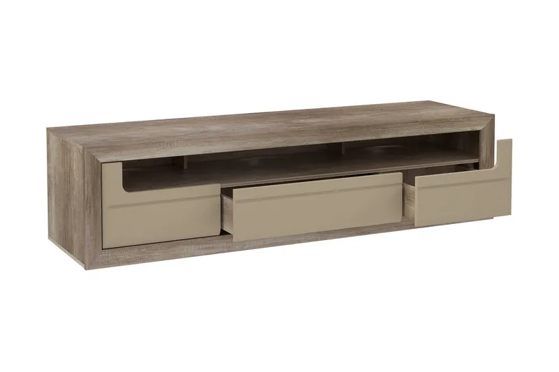 Corlius Tv-bänk 194 cm - Beige/Brun - Möbler - Vardagsrum - Tv-möbler & mediamöbler - Tv-bänkar