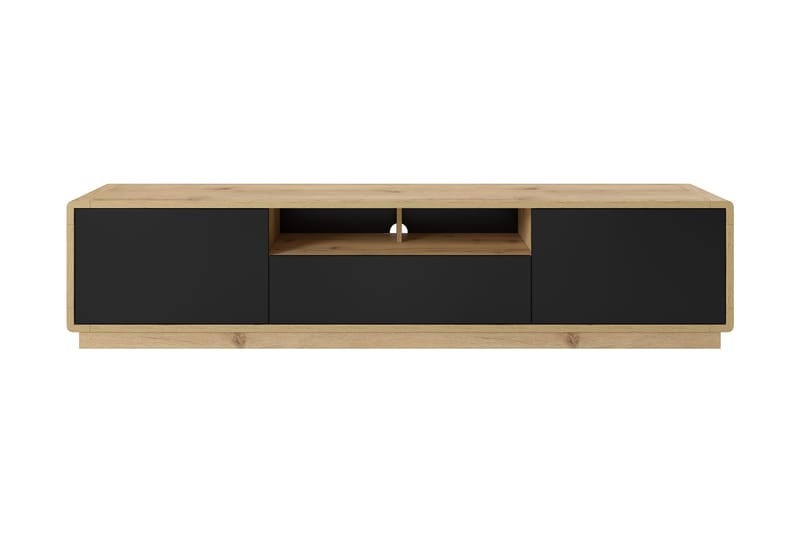 CORNLIUS Tv-bänk 200 cm Brun/Svart - Möbler - Vardagsrum - Tv-möbler & mediamöbler - Tv-bänkar