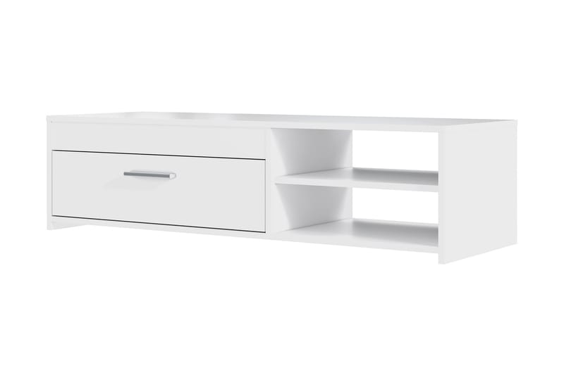 CRANBREE Tv-bänk 120 cm Vit - Möbler - Vardagsrum - Tv-möbler & mediamöbler - Tv-bänkar