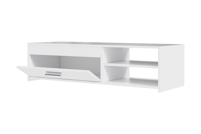 CRANBREE Tv-bänk 120 cm Vit - Möbler - Vardagsrum - Tv-möbler & mediamöbler - Tv-bänkar