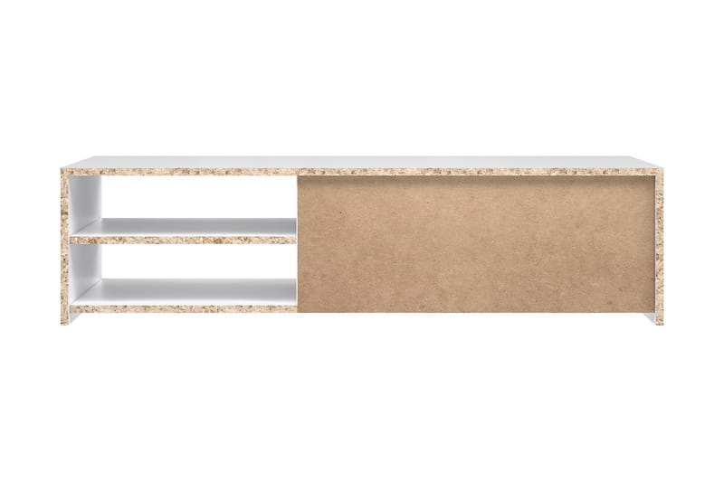 CRANBREE Tv-bänk 120 cm Vit - Möbler - Vardagsrum - Tv-möbler & mediamöbler - Tv-bänkar