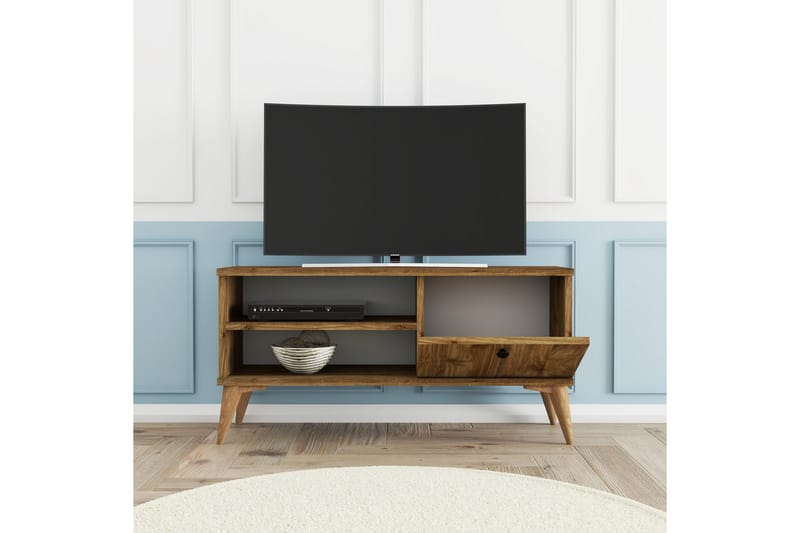 CRATTER Tv-bänk 90 cm Valnöt - Möbler - Vardagsrum - Tv-möbler & mediamöbler - Tv-bänkar