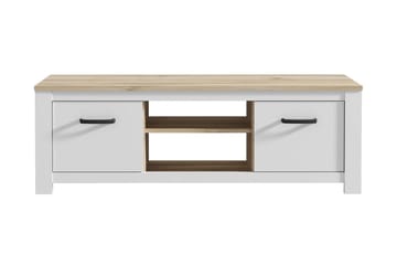 Crumpton TV-Bänk 161 cm - Vit/Brun - Möbler - Vardagsrum - Tv-möbler & mediamöbler - Tv-bänkar