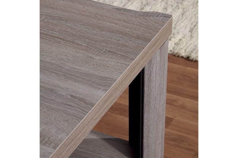 DALLAS TV-bänk 107x48x72 cm - Beige/Grå - Möbler - Vardagsrum - Tv-möbler & mediamöbler - Tv-bänkar