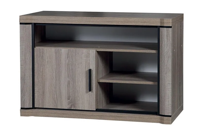 Dallas TV-bänk 107x48x72 cm LED-belysning - Beige/Grå - Möbler - Vardagsrum - Tv-möbler & mediamöbler - Tv-bänkar