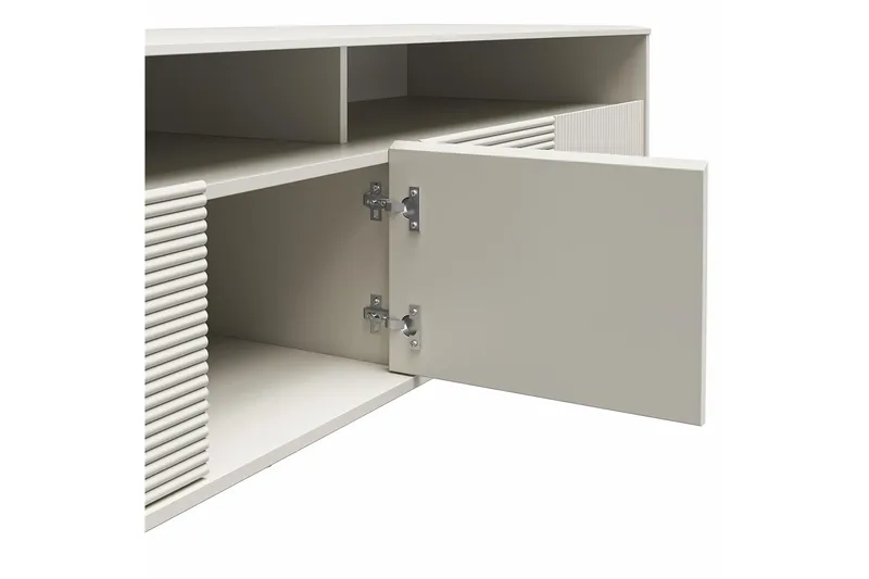 Daphne Tv-bänk 158,5x50 cm Vit - Dorel Home - Möbler - Vardagsrum - Tv-möbler & mediamöbler - Tv-bänkar