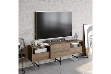 Dasaki Tv-bänk 180 cm - Mörkbrun/Svart - Möbler - Vardagsrum - Tv-möbler & mediamöbler - Tv-bänkar
