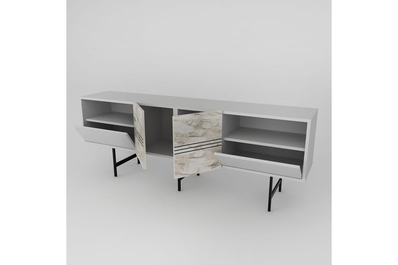 Dasaki Tv-bänk 180 cm - Vit - Möbler - Vardagsrum - Tv-möbler & mediamöbler - Tv-bänkar