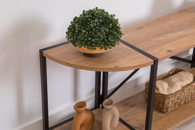 Debesis Tv-bänk 138 cm - Brun/Svart - Möbler - Vardagsrum - Tv-möbler & mediamöbler - Tv-bänkar