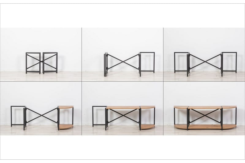 Debesis Tv-bänk 138 cm - Brun/Svart - Möbler - Vardagsrum - Tv-möbler & mediamöbler - Tv-bänkar