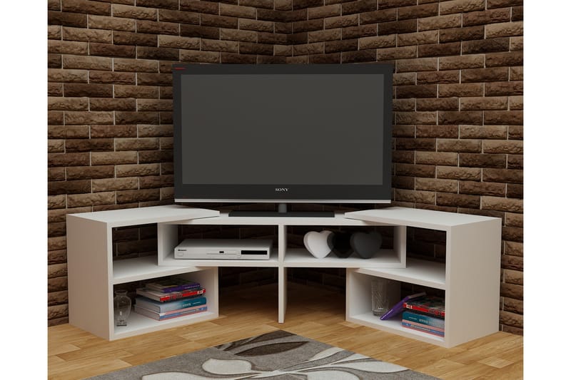 Decorotika Tv-bänk 136 cm - Vit - Möbler - Vardagsrum - Tv-möbler & mediamöbler - Tv-bänkar