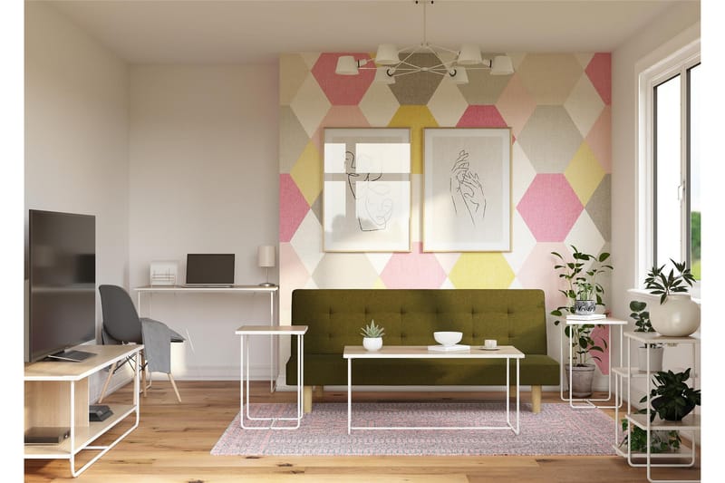 DEJAME Tv-bänk Natur - Möbler - Vardagsrum - Tv-möbler & mediamöbler - Tv-bänkar