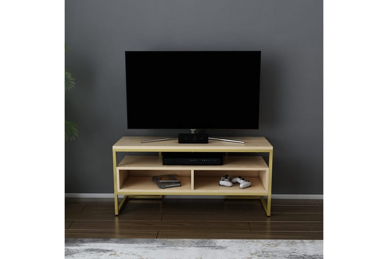Desgrar Tv-bänk 110x49,9 cm - Guld - Möbler - Vardagsrum - Tv-möbler & mediamöbler - Tv-bänkar
