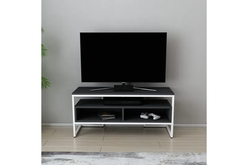 Desgrar Tv-bänk 110x49,9 cm - Vit - Möbler - Vardagsrum - Tv-möbler & mediamöbler - Tv-bänkar