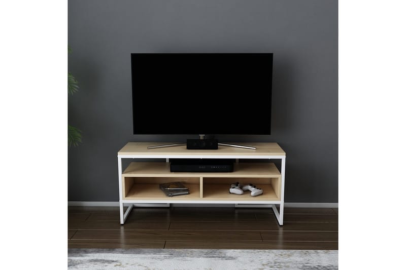 Desgrar Tv-bänk 110x49,9 cm - Vit - Möbler - Vardagsrum - Tv-möbler & mediamöbler - Tv-bänkar