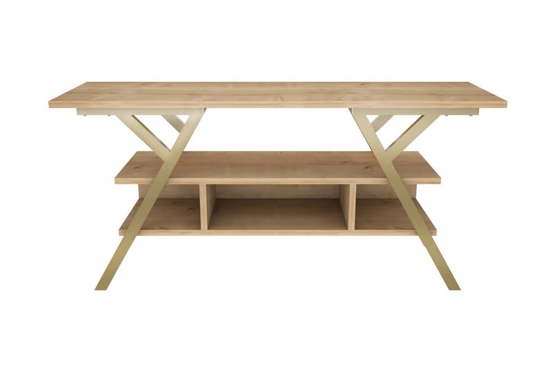 Desgrar Tv-bänk 120x55 cm - Guld - Möbler - Vardagsrum - Tv-möbler & mediamöbler - Tv-bänkar