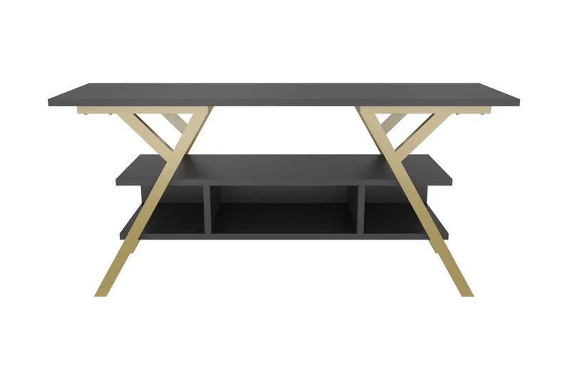 Desgrar Tv-bänk 120x55 cm - Guld - Möbler - Vardagsrum - Tv-möbler & mediamöbler - Tv-bänkar