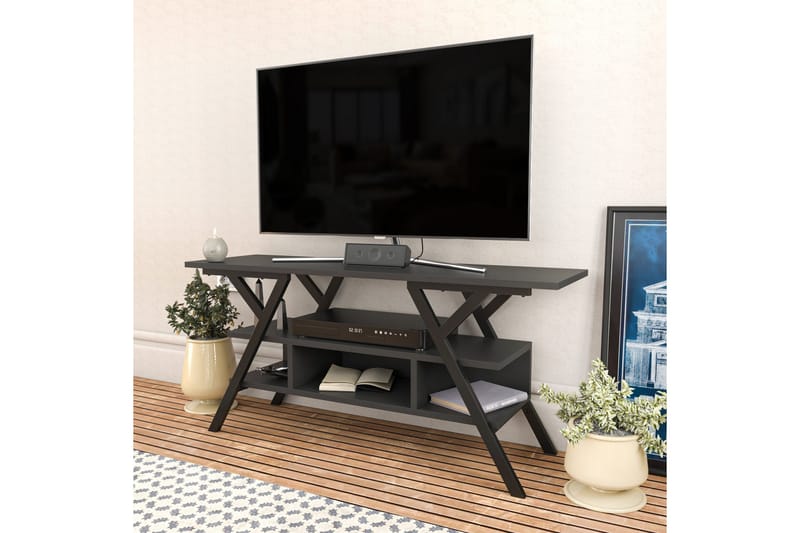 Desgrar Tv-bänk 120x55 cm - Svart - Möbler - Vardagsrum - Tv-möbler & mediamöbler - Tv-bänkar