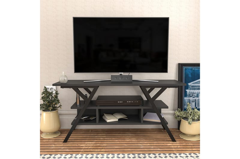 Desgrar Tv-bänk 120x55 cm - Svart - Möbler - Vardagsrum - Tv-möbler & mediamöbler - Tv-bänkar