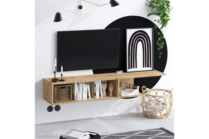 Desgrar Tv-bänk 150x26 cm - Blå - Möbler - Vardagsrum - Tv-möbler & mediamöbler - Tv-bänkar