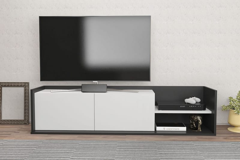Desgrar Tv-bänk 160x36,8 cm - Antracit - Möbler - Vardagsrum - Tv-möbler & mediamöbler - Tv-bänkar
