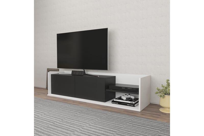 Desgrar Tv-bänk 160x36,8 cm - Vit - Möbler - Vardagsrum - Tv-möbler & mediamöbler - Tv-bänkar