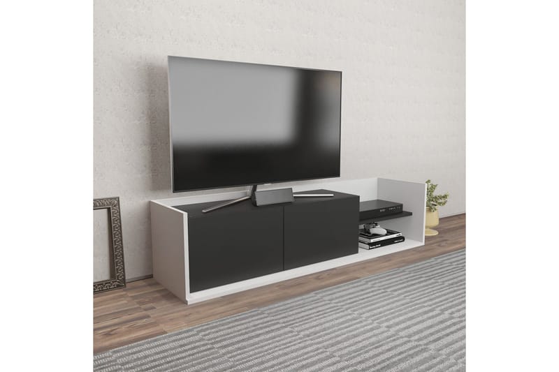Desgrar Tv-bänk 160x36,8 cm - Vit - Möbler - Vardagsrum - Tv-möbler & mediamöbler - Tv-bänkar