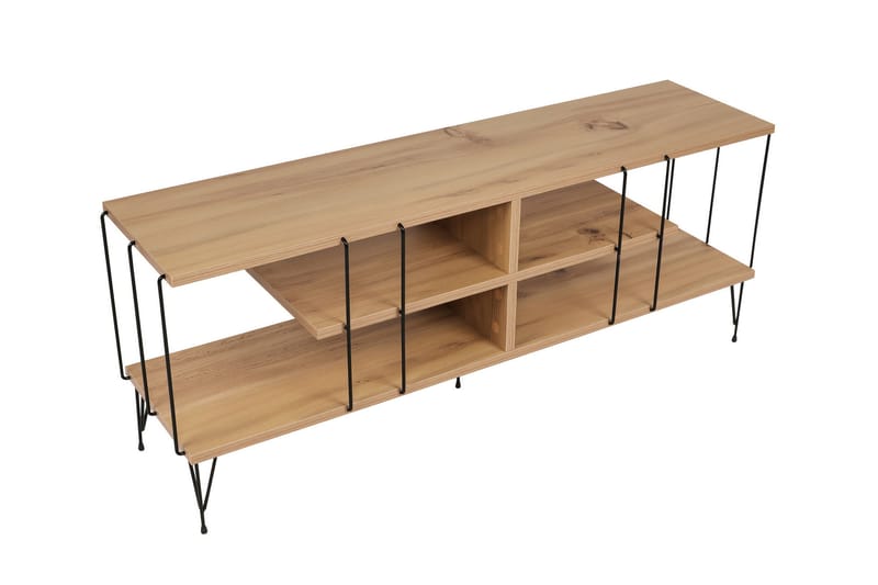DIEMN Tv-bänk 120 cm Natur - Möbler - Vardagsrum - Tv-möbler & mediamöbler - Tv-bänkar