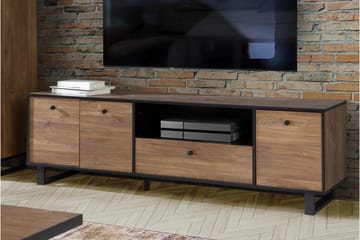 Donmills Tv-bänk 180 cm - Brun/Svart - Möbler - Vardagsrum - Tv-möbler & mediamöbler - Tv-bänkar