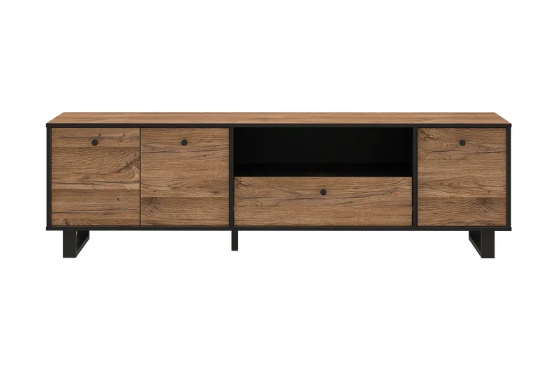 Donmills Tv-bänk 180 cm - Brun/Svart - Möbler - Vardagsrum - Tv-möbler & mediamöbler - Tv-bänkar