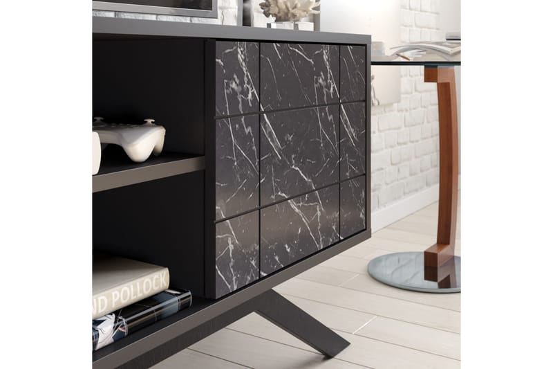 Einbeck Tv-bänk 130 cm - Svart - Möbler - Vardagsrum - Tv-möbler & mediamöbler - Tv-bänkar