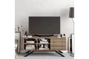 Einbeck Tv-bänk 130 cm - Svart/Mörkbrun - Möbler - Vardagsrum - Tv-möbler & mediamöbler - Tv-bänkar