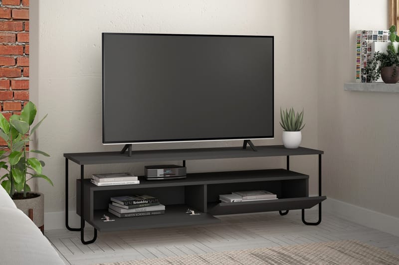 ELDGARNSÖ TV-Bänk 150 cm Grå - Möbler - Vardagsrum - Tv-möbler & mediamöbler - Tv-bänkar