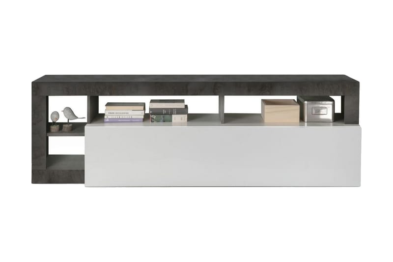 ELLERAU TV-bänk 42x184 cm Vit/Oxid - Möbler - Vardagsrum - Tv-möbler & mediamöbler - Tv-bänkar