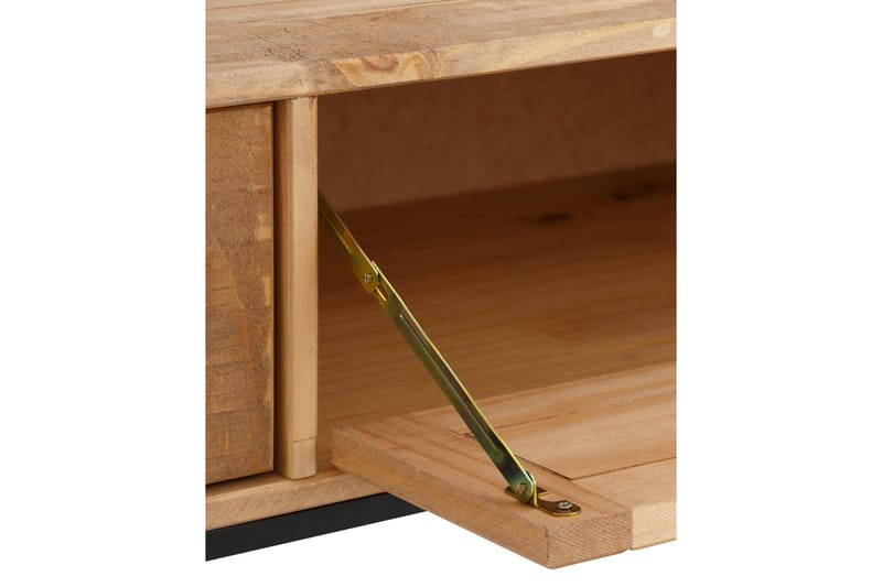 EMRAH TV-bänk 140 Natur/Svart - Möbler - Vardagsrum - Tv-möbler & mediamöbler - Tv-bänkar