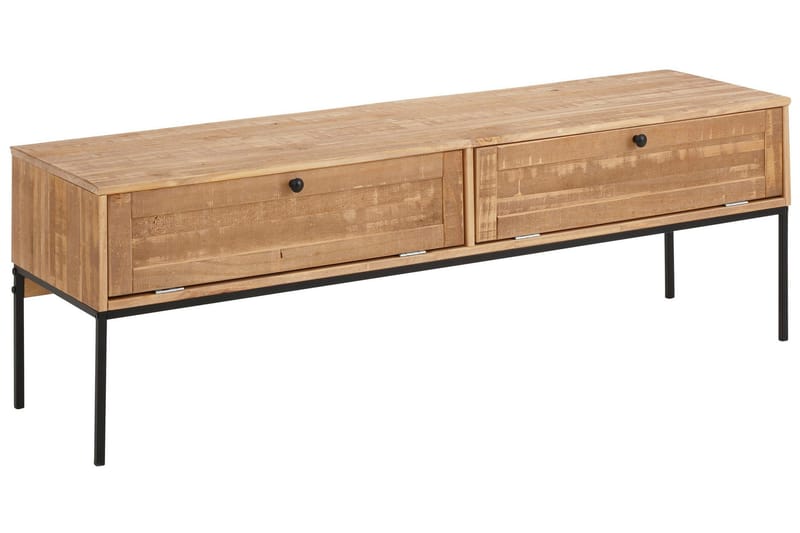 EMRAH TV-bänk 140 Natur/Svart - Möbler - Vardagsrum - Tv-möbler & mediamöbler - Tv-bänkar